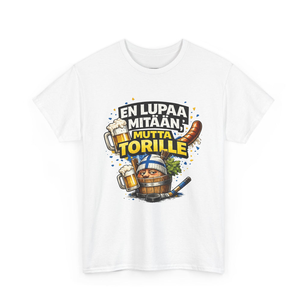 En lupaa mitään, mutta torille – Suomalainen fanipaita