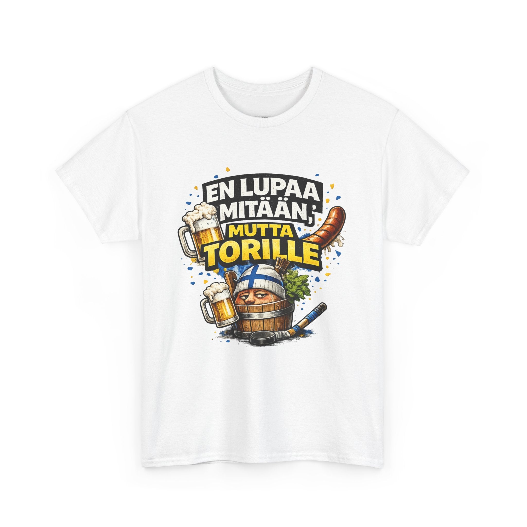 En lupaa mitään, mutta torille – Suomalainen fanipaita